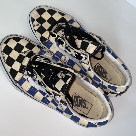 Men’s Vans Old Skool blue, black and white size 8.5 - Picture 6 of 6